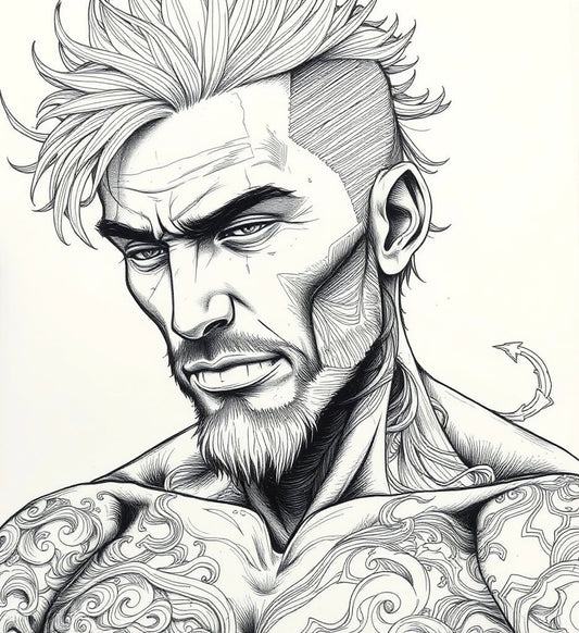 Color & Shade ( Tattooed Men)